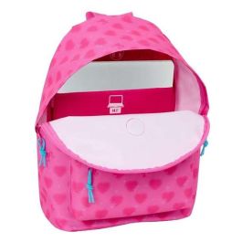 Mochila Safta Para Portatil 14,1-' Barbie Corazones 410x310x160 mm Mochila Safta Para Portatil 14,1-' Barbie Corazones 410x310x160 mm