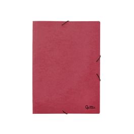 Carpeta Liderpapel Gomas A3 3 Solapas Carton Prespan Roja