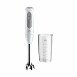 Braun MultiQuick 5 MQ 50001 M Batidora de inmersión 1000W, 21 Velocidades, Acero Inoxidable, Vaso, Sin BPA Gris/Blanco