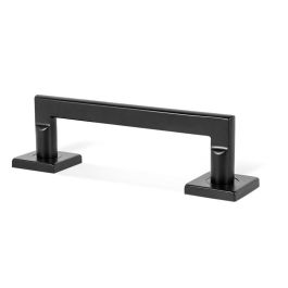 Herrajes ALK Manillón Profesional Modelo Rental de Aluminio Negro C200 con Roseta 50x50mm para Puertas