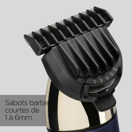 Babyliss T992E Recortadora de Barba Inalámbrica Super-X Metal Edición Gold & Navy 5h Duración Batería