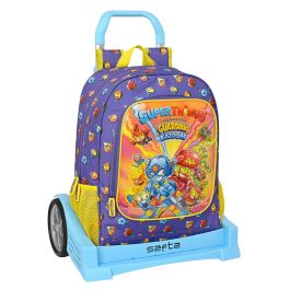 Safta 612270860 Mochila Escolar Infantil Superthings 522 con Carro Evolution, para +3 años