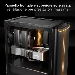be quiet! Pure Base 501 DX Caja PC Midi Tower Negra con Ventana Lateral, Iluminación RGB, Compatible ATX, Filtro Antipolvo