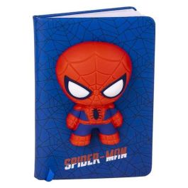 Cuaderno squishy spiderman 18.0 x 13.0 x 1.0 cm