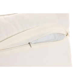 DKD Home Decor India 24 Cojín Crudo Bordado a Mano Algodón 30 x 50 cm (2 Unidades)