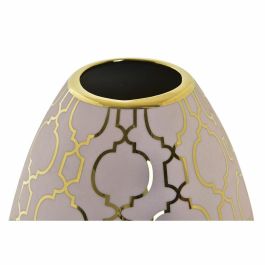 Jarron Oriental DKD Home Decor Rosa Dorado 16 x 18 x 16 cm Jarron Oriental DKD Home Decor Rosa Dorado 16 x 18 x 16 cm