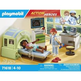 Playmobil 71618 Set de Resonancia Magnética con Paciente y Radiólogo - Action Heroes