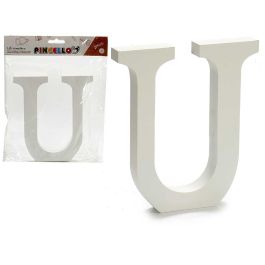 Letra U Madera Blanca 1.8x15 cm - Pincello (12 Unidades) Precio: 11.99000011. SKU: B13FVZTZFC