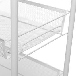 Inde Carrito Auxiliar Confortime de 3 Niveles con Ruedas, 58.7 cm Largo x 26.7 cm Ancho x 7.5 cm Alto (4 Unidades)
