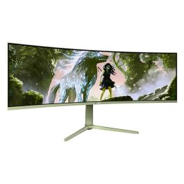 Arozzi Monitor Gaming Nova 49" Curvo Super UltraWide Dual QHD 5120x1440, VA, 165Hz, 4ms, HDR, 1500R, Verde