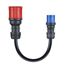 go-e Gemini flex 22 kW Set Adaptador para Cargador Eléctrico con Enchufes Doméstico, CEE Azul y CEE Rojo 16A
