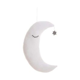 Cojín luna colgante polar blanco 38 x 30 cm Precio: 5.7112. SKU: B1BJJ7Y68A