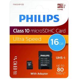 PHILIPS MicroSD 16 GB - Tarjeta de Memoria, Clase 10, Almacenamiento para Dispositivos Móviles Precio: 6.50000021. SKU: B1G8Q5KNVF