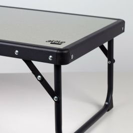Mesa Plegable Aktive Camping Gris 56 x 25 x 40 cm (2 Unidades) Mesa Plegable Aktive Camping Gris 56 x 25 x 40 cm (2 Unidades)