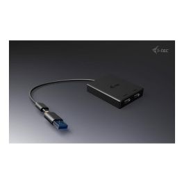 Cable USB i-Tec CADUAL4KDP Negro