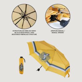 Paraguas manual plegable harry potter hufflepuff t53c:53 cm