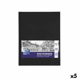 Bloc de dibujo Oxford Negro A4 96 Hojas (5 Unidades) Bloc de dibujo Oxford Negro A4 96 Hojas (5 Unidades)