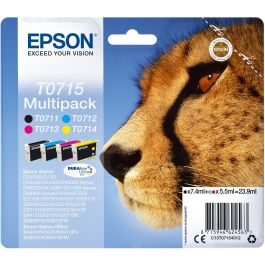 Epson Stylus D-78/92/120/SX218 DX-4000/5000/6000/7000F Pack 4 Cartuchos (T0711+T0712+T0713+T0714) Precio: 56.50000015. SKU: B14CCAFSYZ