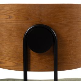 Silla Marrón-Verde Tejido-Metal Salón 48 X 55 X 82,50 cm