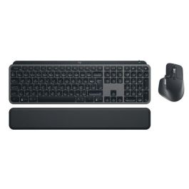 Logitech MX Keys Combo Business Gen 2, Teclado Retroiluminado y Ratón MX Master 3S Quiet Click 8000 DPI, Logi Bolt, Grafito