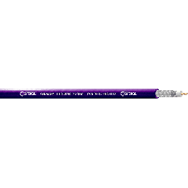 Cordial 7X 0,30 Mm Cable Coaxial de Video UHD 100 Metros con Doble Blindaje Cobre Estañado AWG 22