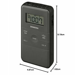 Radio Portátil Sangean DT-140 Negro AM/FM
