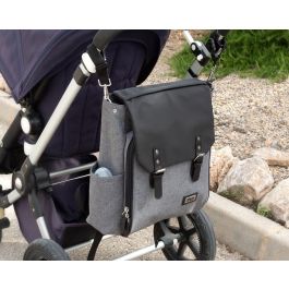 KioKids Mochila Bolso de Maternidad Premium Gris Gran Capacidad para Bebé con Cambiador, Bolsillos Térmicos y Ganchos para Carrito Precio: 59.50000034. SKU: B1HHKABBFK