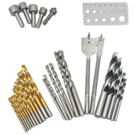 Energizer 3BIK00 Set Brocas 30 Piezas para Metal HSS, Madera y Mampostería - Revestimiento de Titanio con Accesorios Precio: 16.98999962. SKU: B1AGG99EYP