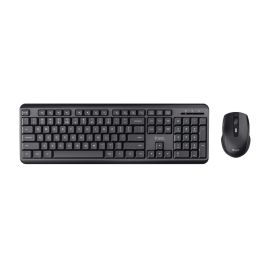 Teclado y Ratón Inalámbrico Trust TKM-350 Negro QWERTY