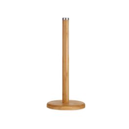 Portarrollo de Acero y Bambú Kinvara 14x32.5x14 cm - Marrón (12 Unidades) Portarrollo de Acero y Bambú Kinvara 14x32.5x14 cm - Marrón (12 Unidades)