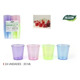 Set de 24 vasos chupito Algon 30 ml colores (24 Unidades) Precio: 20.50000029. SKU: B1C2HDPKG5