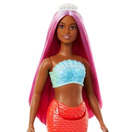 Barbie HRR02 Muñeca Sirena Dreamtopia Cola Rígida Surtida +3 Años