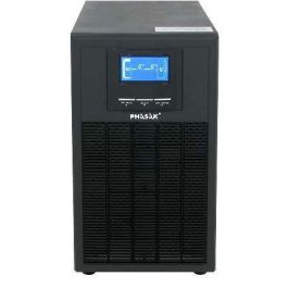 Phasak SAI UPS PH 9230 3000VA Online Doble Conversión LCD SNMP - Onda Sinusoidal Pura, Factor Potencia 0.9, Compatibilidad Generador