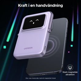 UGREEN 5000MH MAG POWBANK 5000 mAh Cargador Inalámbrico Púrpura