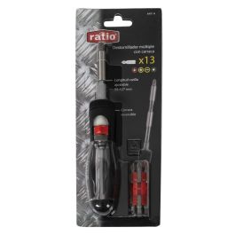 RATIO Destornillador de Carraca Múltiple 13 en 1 Precio: 26.94999967. SKU: B17NK82JER