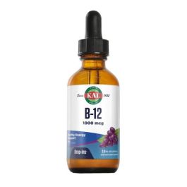 KAL Vitamina B12 Líquida 1000mcg. Cianocobalamina 53ml. Sabor Uva. Ideal para Veganos y Embarazadas Precio: 24.7900004. SKU: B14LA29KEB