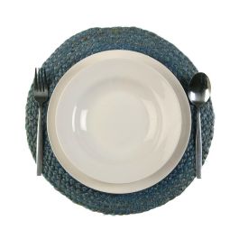 Salvamantel Versa Azul 35 x 1 x 35 cm Yute Salvamantel Versa Azul 35 x 1 x 35 cm Yute