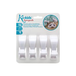 KioKids Pinzas Para Muselinas Blanco 4 Unidades