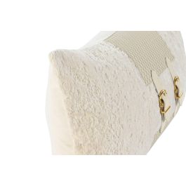 DKD Home Decor Cojín Jacquard Blanco 10 x 30 x 50 cm