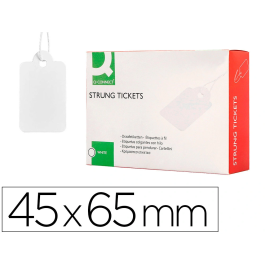Q-connect Etiquetas Colgantes 45x65 mm Caja de 400 Unidades Precio: 8.49999953. SKU: B1EGCLNVQ3