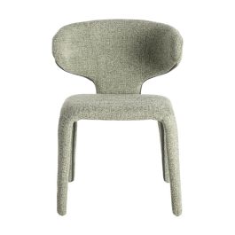 Silla Jaspeado Verde Tejido Salón 58 X 60 X 81 cm