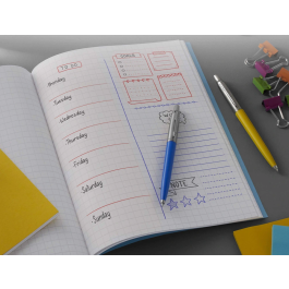 Recambio Parker Plastico Punta Normal Negro