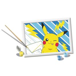 RAVENSBURGER Kit de pintura CreArt Pikachu Pokémon para niños +9 años - Tamaño 18x24cm