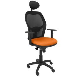 Silla Piqueras Y Crespo Jorquera Brazos Regulables Cabecero Fijo Mecanismo Sincro Con Regulador De Tension Respaldo De Malla Negra Y Asiento Tapizado Bali Naranja Precio: 350.68999966. SKU: S5702835