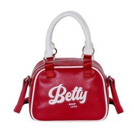 Karactermania Bolso Bowling Fashion Betty Boop Varsity Burdeos PVC 22 x12 x16 cm