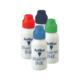 Artline Tinta para tampón azul, bote 50 cc, alto rendimiento