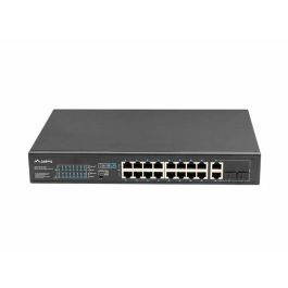Lanberg Switch 18 Puertos 100Mb con 16 Puertos PoE+ y 2 Puertos Combo UpLink Gigabit para Fibra Óptica y Ethernet Montaje Rack 1U Precio: 145.69000039. SKU: S5615305