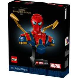 LEGO 76326 Busto de Iron Spider-Man Marvel para Construir y Exponer - Set Coleccionable para Adultos +18 años