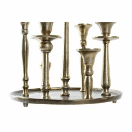 Candelabro Moderno DKD Home Decor Dorado Plateado 29 x 30 x 29 cm (2 Unidades) Candelabro Moderno DKD Home Decor Dorado Plateado 29 x 30 x 29 cm (2 Unidades)