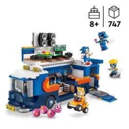 LEGO Sonic the Hedgehog 77006 Camión de Control del Equipo Sonic - Juguete de Construcción para Niños de 8+ Años
